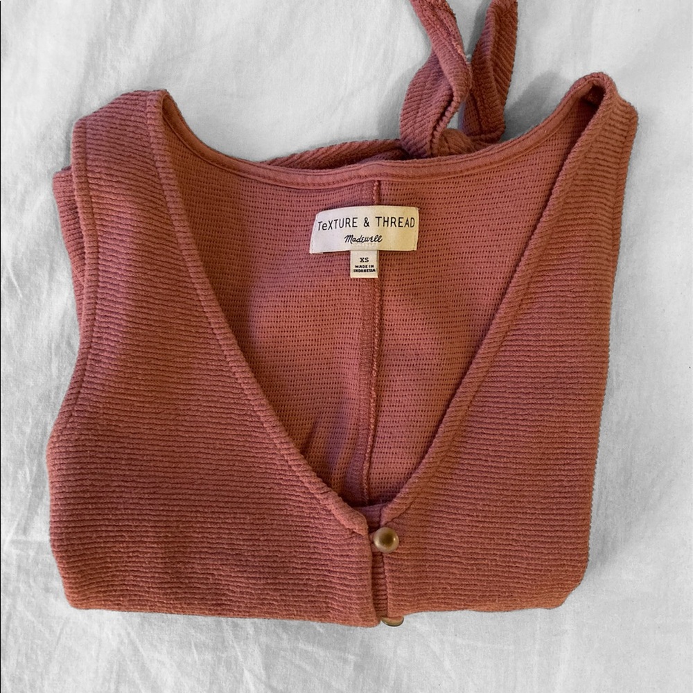 Madewell pink tank (size xs)